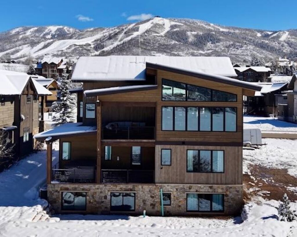 Rear exterior view Fractional Ownership Luxury Homes in Colorado