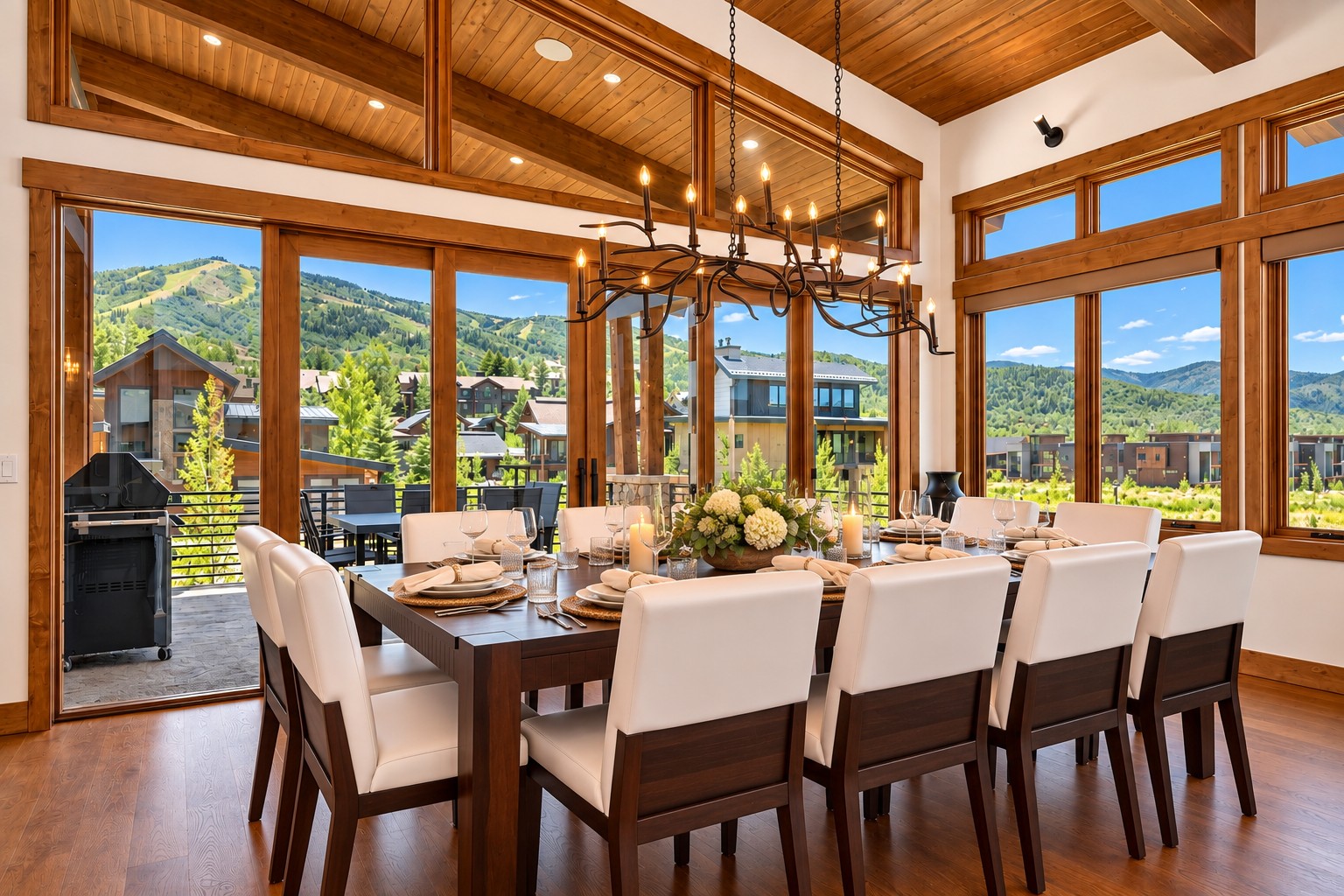 YVL dining with plates .jpg Fractional Ownership Luxury Homes in Colorado